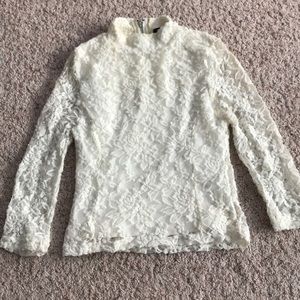 🍓lace 3/4 sleeved top